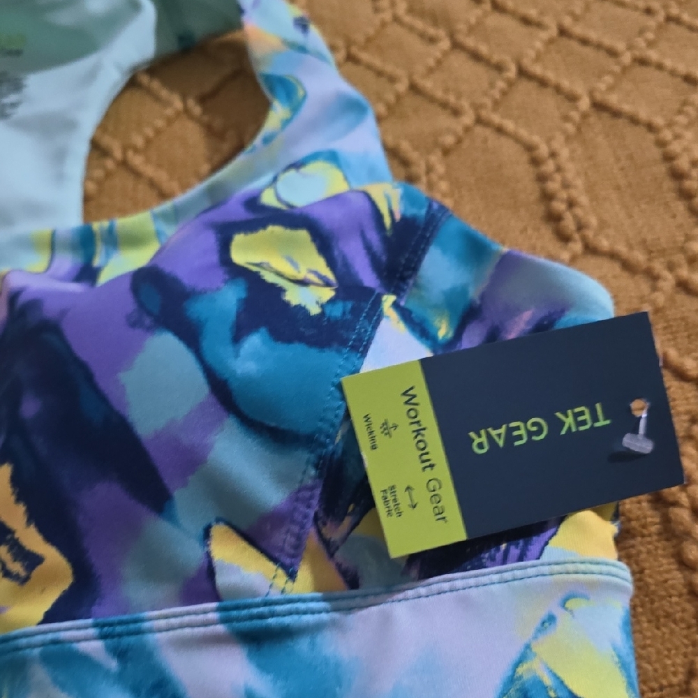 Tek Gear - Blue and Purple Sports Bra-Women's - Picture 4 of 6